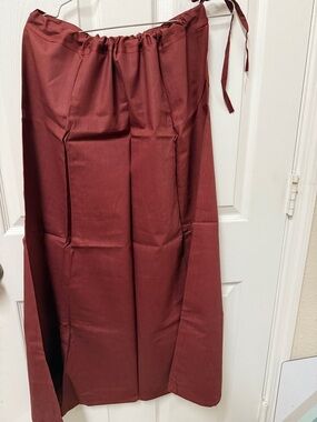 Brand New Women's saree Skirt in Deep brown size M L